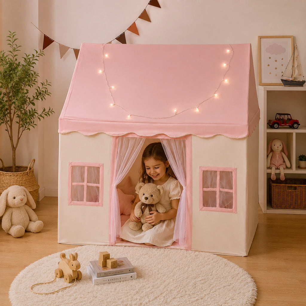 Dětský stan teepee pro děti s skládacím designem, vyrobený z bavlny, ideální pro inter 5