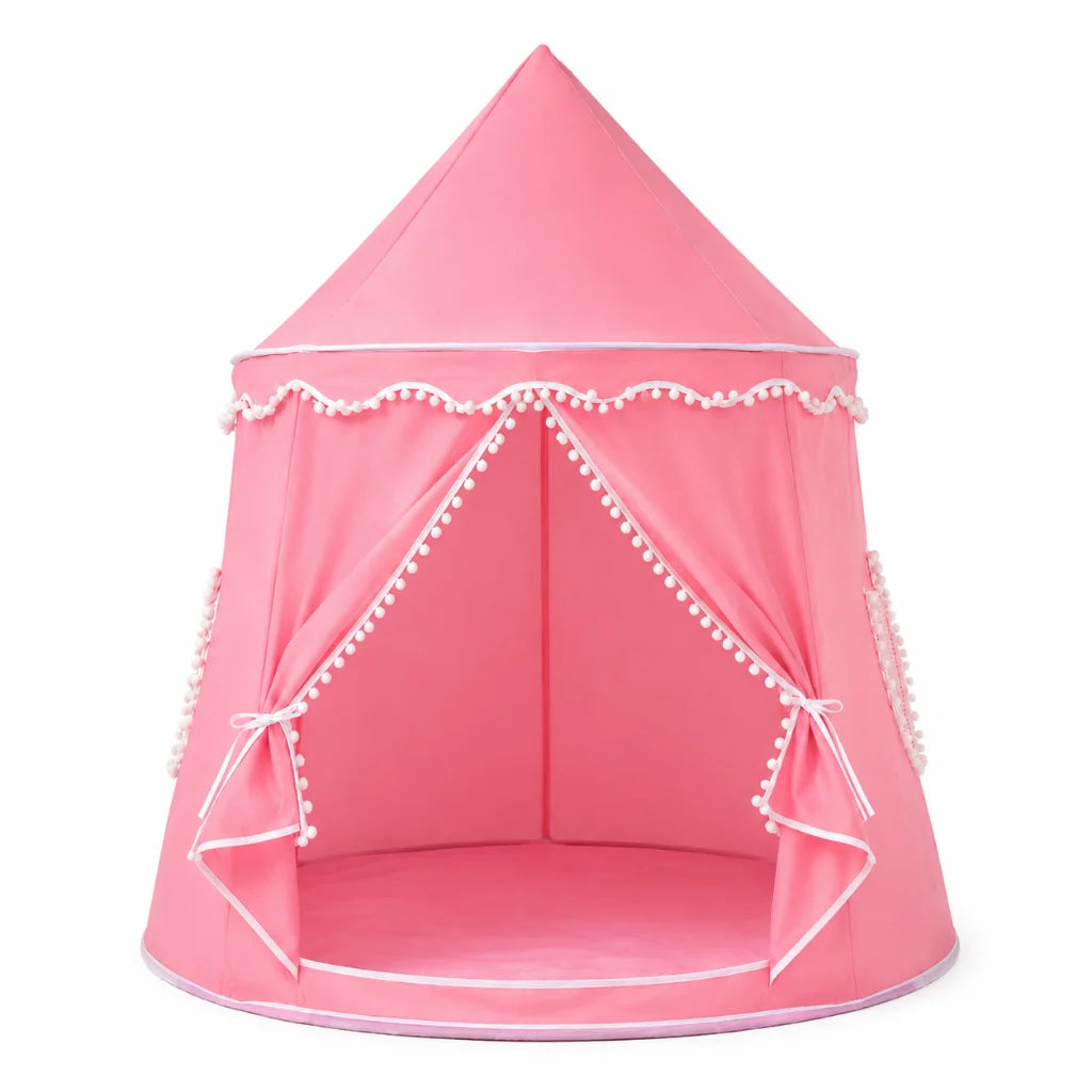 Dětský stan teepee pro hraní a relaxaci, skládací design s pastelovými barvami, vyrobený 1