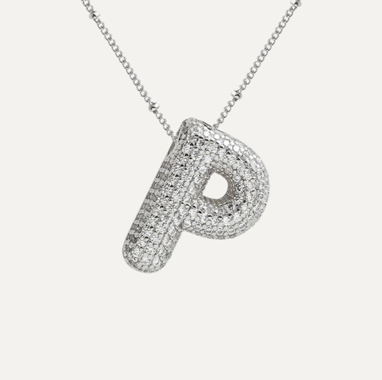 Diamantový náhrdelník s písmenem 25
