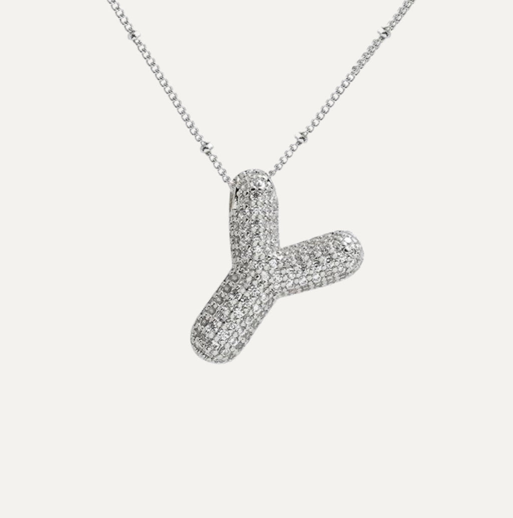Diamantový náhrdelník s písmenem 36