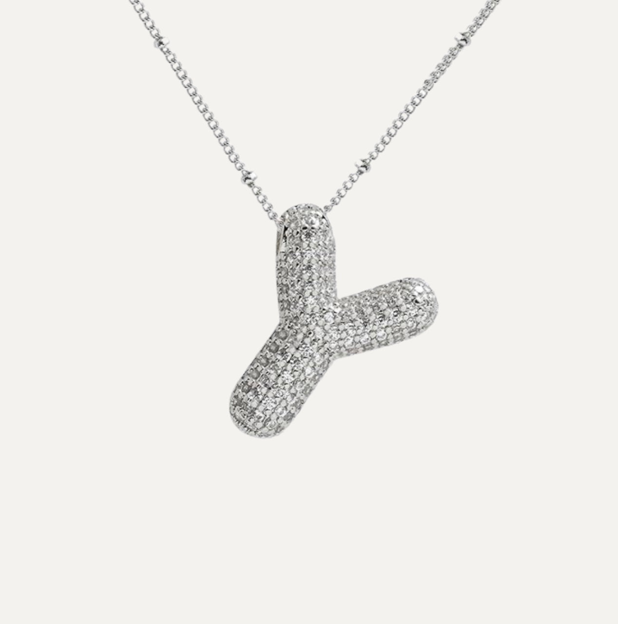 Diamantový náhrdelník s písmenem 36