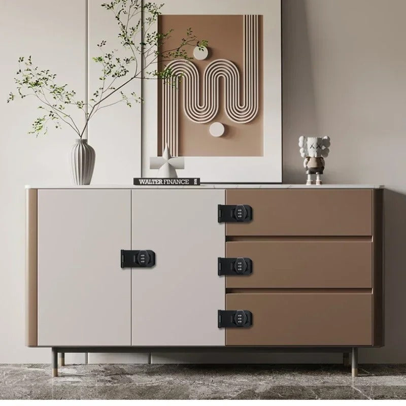 Digitální bezklíčový kombinační zámek ze slitiny zinku – odolný, přizpůsobitelný kód pro dveře, skříňky a skříně 2