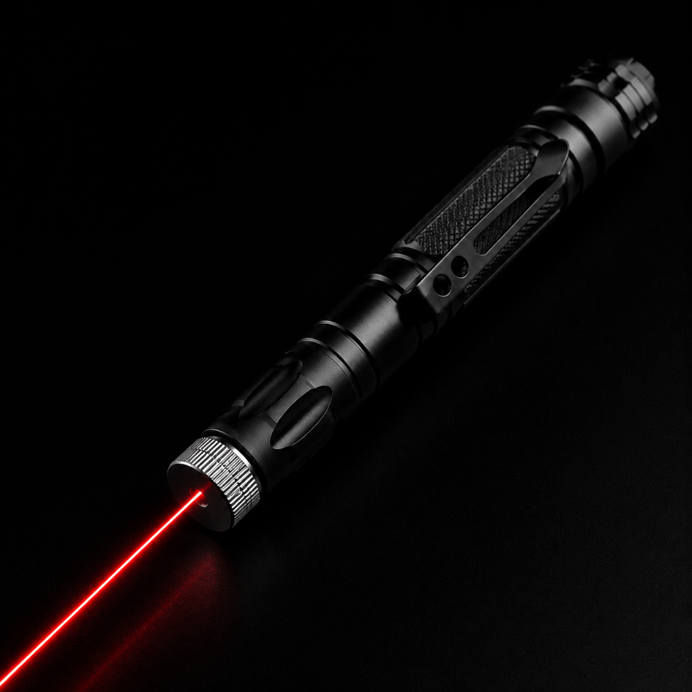 Dobíjecí laserové ukazovátko s nastavitelným zaostřováním – hliníkové provedení s dlouhým dosahem 3