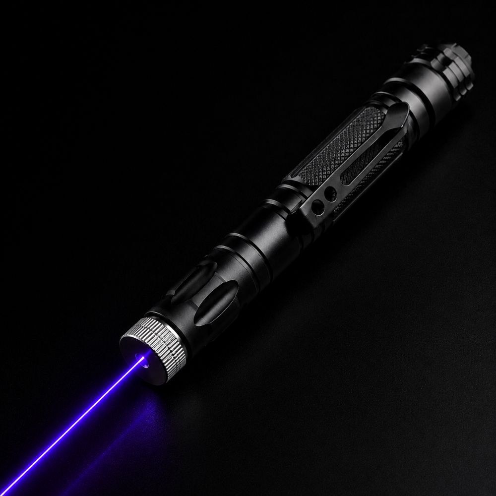 Dobíjecí laserové ukazovátko s nastavitelným zaostřováním – hliníkové provedení s dlouhým dosahem 4