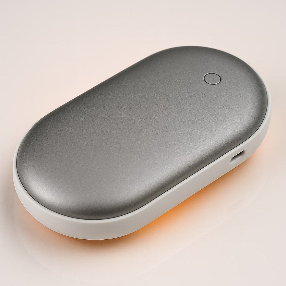 Dobíjecí ohřívač rukou s vestavěnou powerbankou – přenosný design s úchopem 0