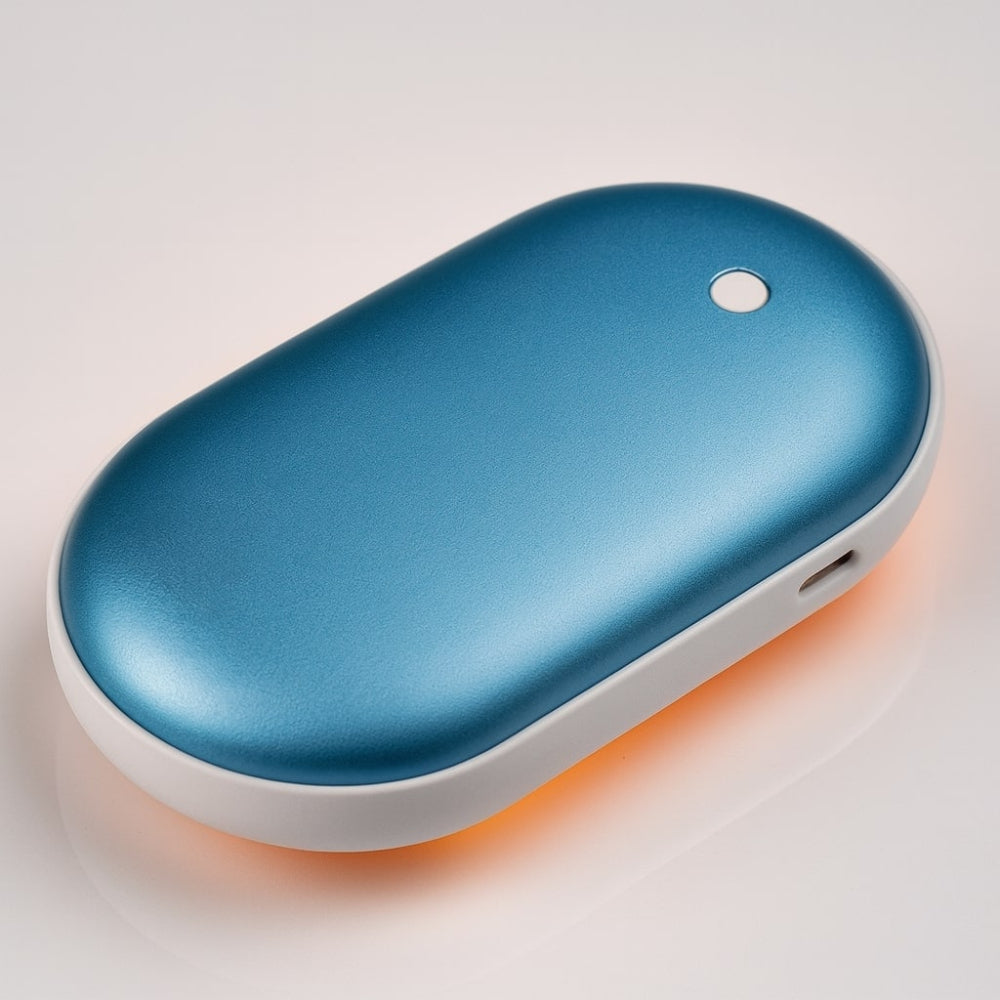 Dobíjecí ohřívač rukou s vestavěnou powerbankou – přenosný design s úchopem 6