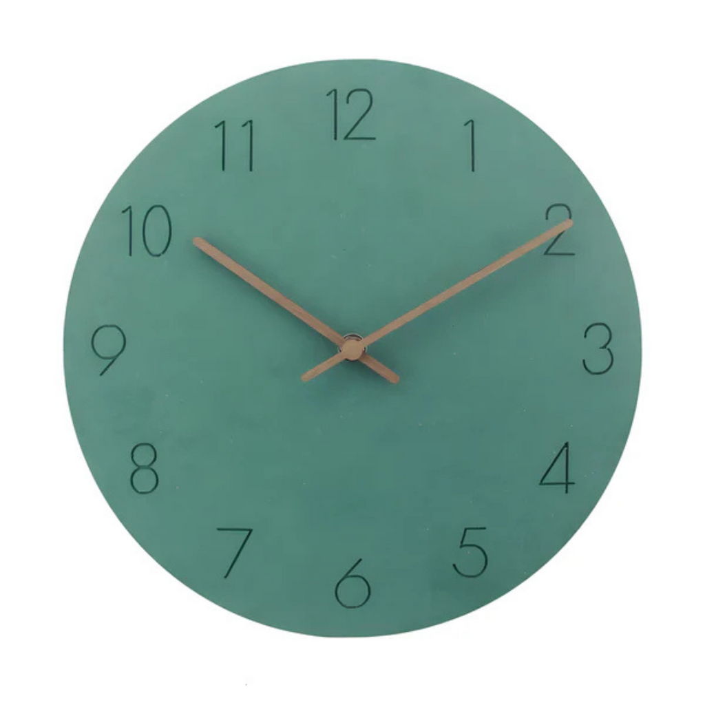 Dřevěné nástěnné hodiny s minimalistickým stylem a elegancí 8
