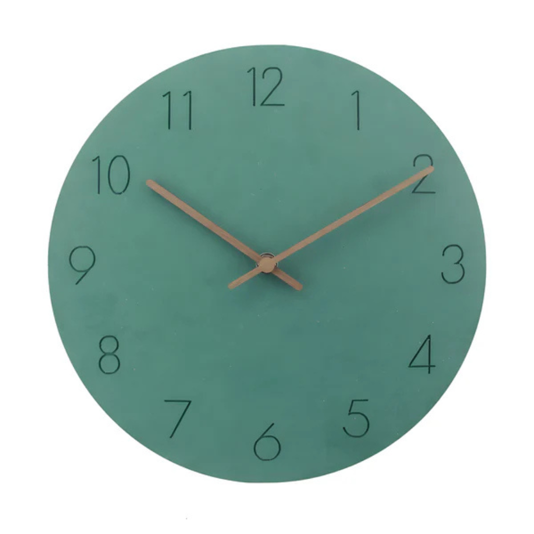 Dřevěné nástěnné hodiny s minimalistickým stylem a elegancí 8