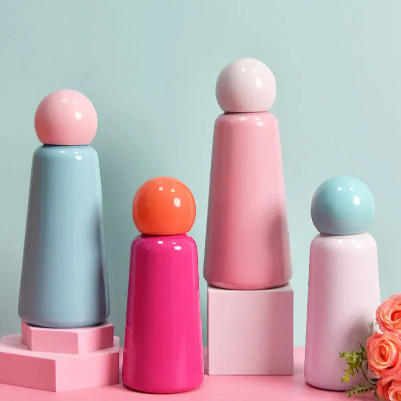 Dvoubarevná nerezová láhev na vodu 500ml - tepelná izolace a stylový design 0