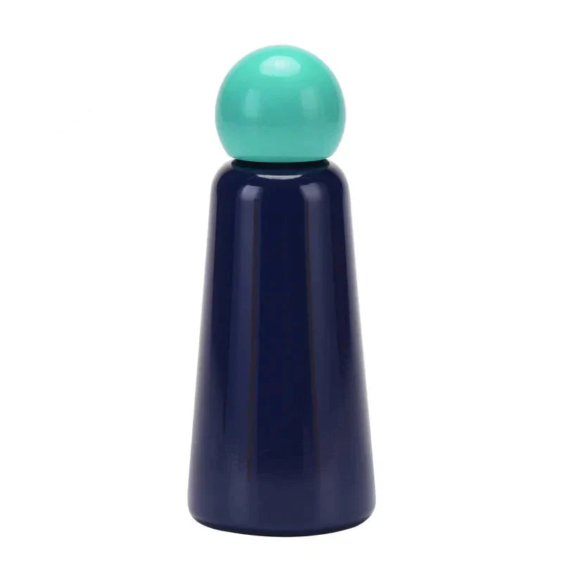 Dvoubarevná nerezová láhev na vodu 500ml - tepelná izolace a stylový design 24