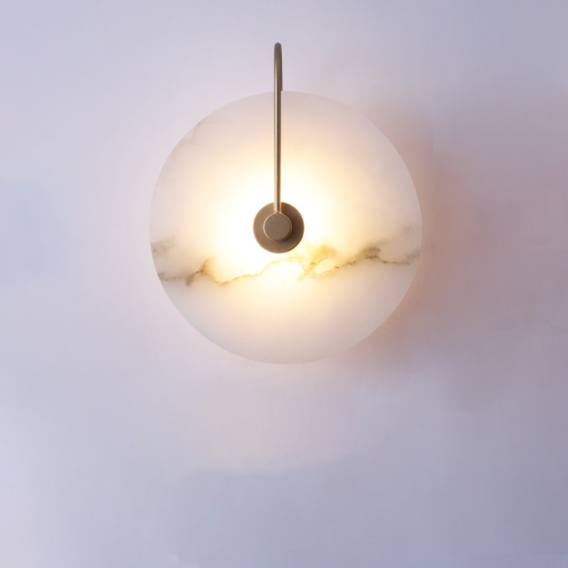 Elegantní LED nástěnné svítidlo s mramorovou povrchovou úpravou – moderní nástěnné svítidlo pro stylové osvětlení domácnosti 2