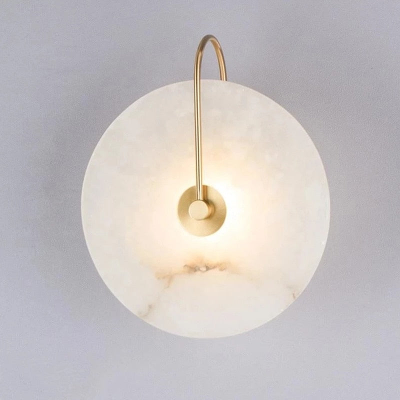 Elegantní LED nástěnné svítidlo s mramorovou povrchovou úpravou – moderní nástěnné svítidlo pro stylové osvětlení domácnosti 5