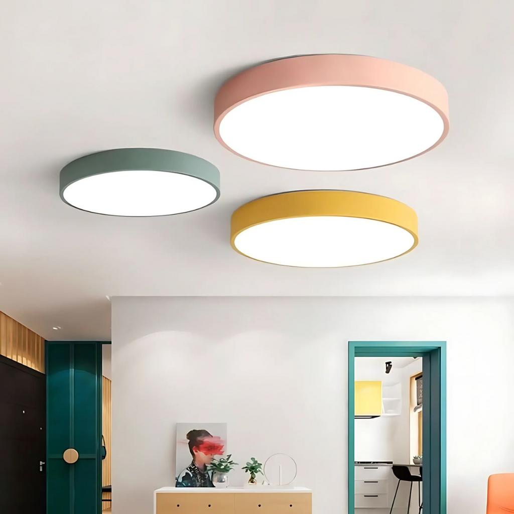 Elegantní LED stropní lampa ve skandinávském stylu 2