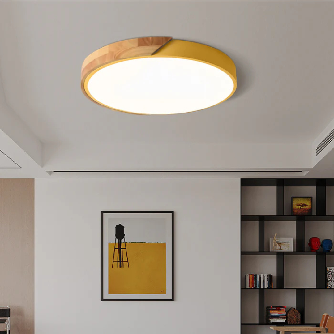 Elegantní LED stropní lampa ve skandinávském stylu 5
