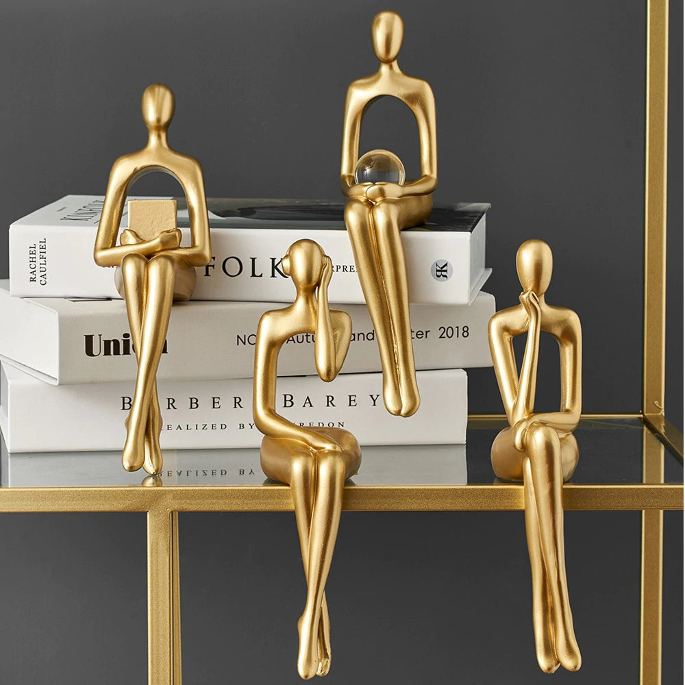 Elegantní, abstraktní figurky pro interiérovou dekoraci – unikátní umělecká díla jako moderní doplněk interiérového designu 0