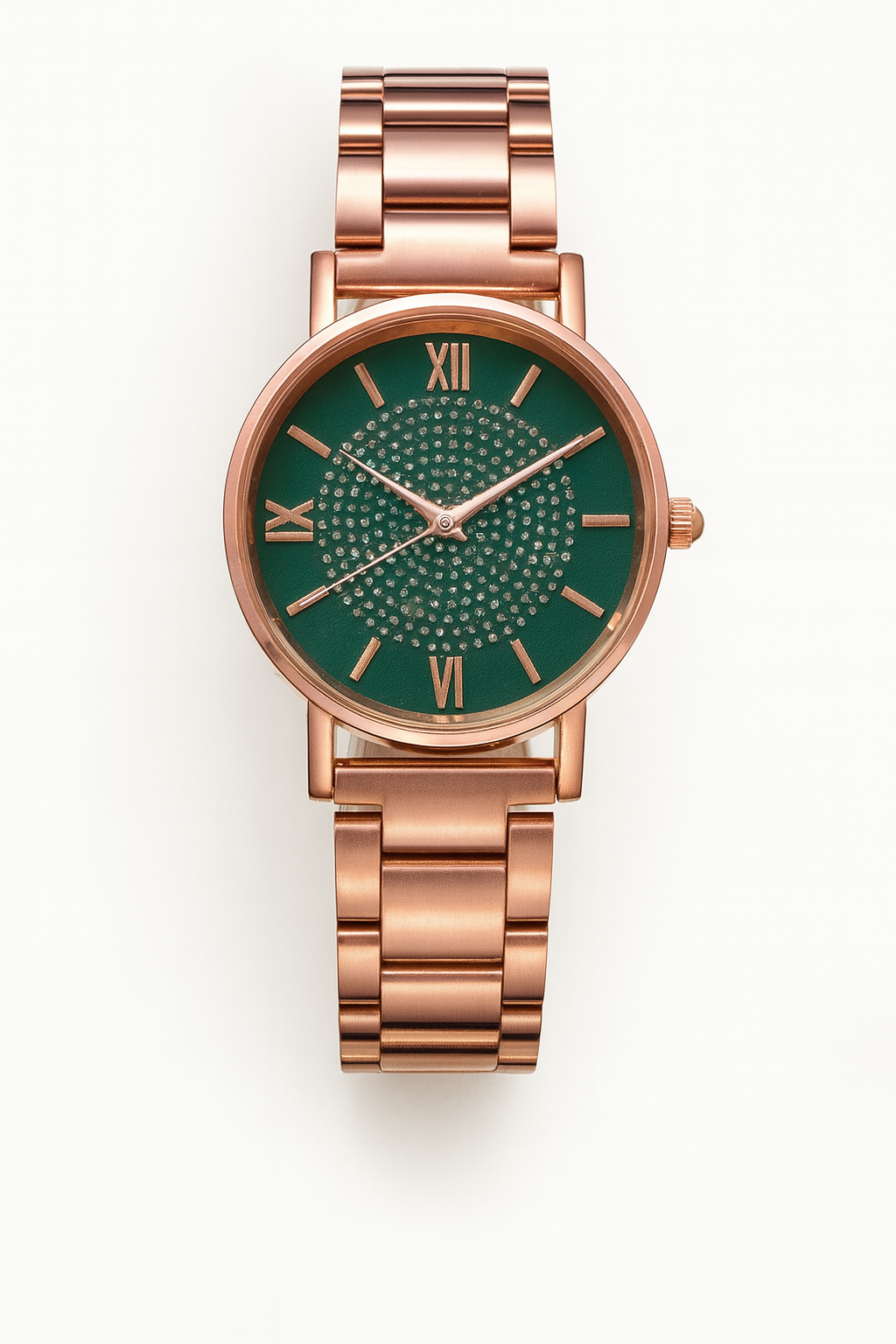 Elegantní, luxusní hodinky z růžového zlata s různými barvami ciferníku pro každou příležitost 1