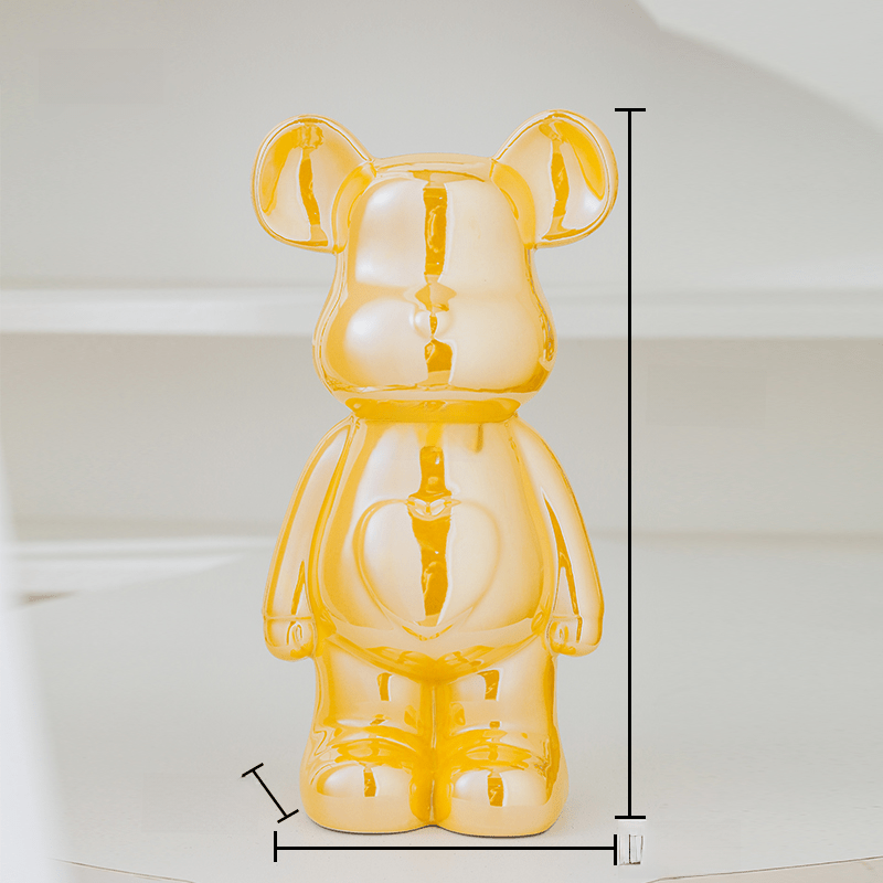 Elegantní figurka medvídka pro moderní dekoraci 11