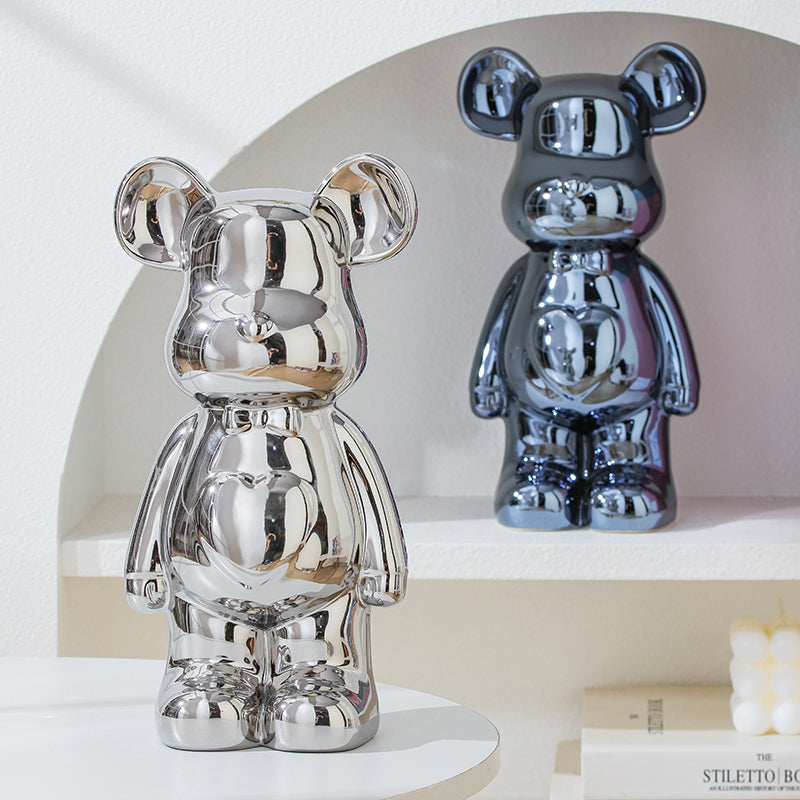 Elegantní figurka medvídka pro moderní dekoraci 4