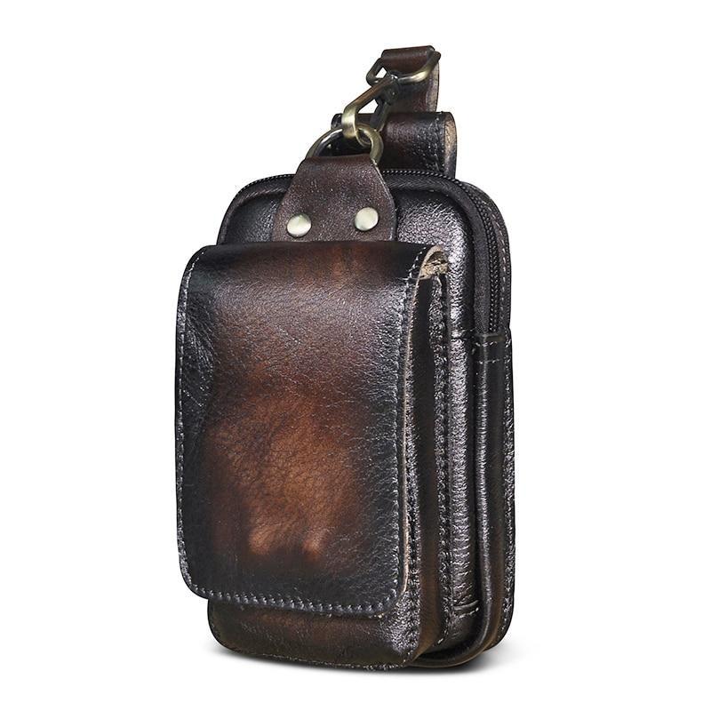 Elegantní kožená ledvinka pro muže 3