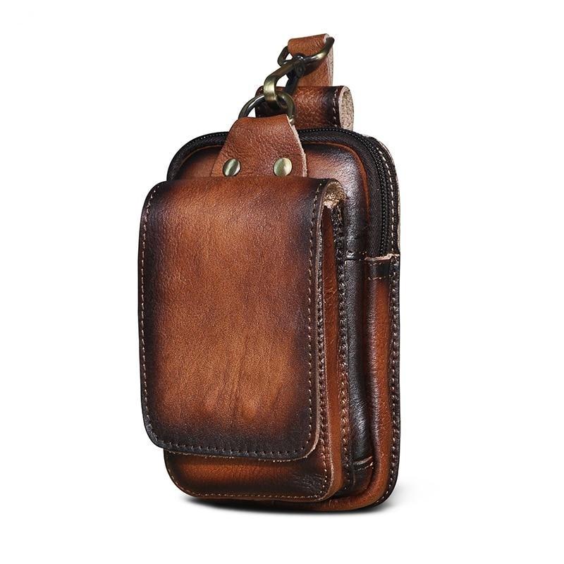 Elegantní kožená ledvinka pro muže 4