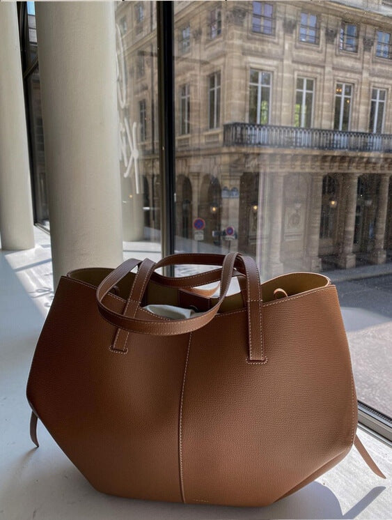 Elegantní kožená taška s velkou kapacitou 3