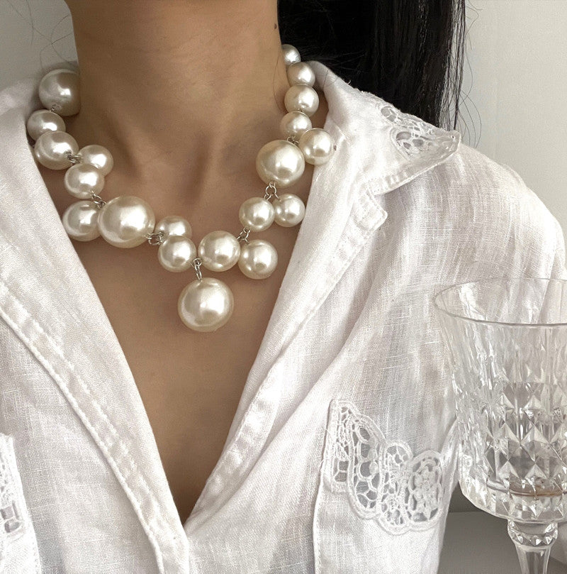 Elegantní náhrdelník z přírodních perel, čistá elegance a krása 5
