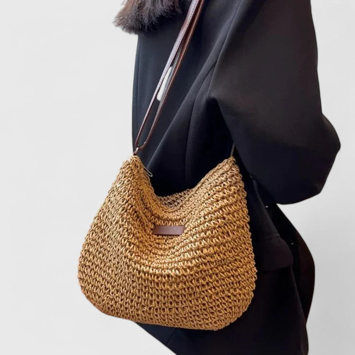 Elegantní volná kabelka s nastavitelným popruhem a bezpečným zapínáním na zip 2
