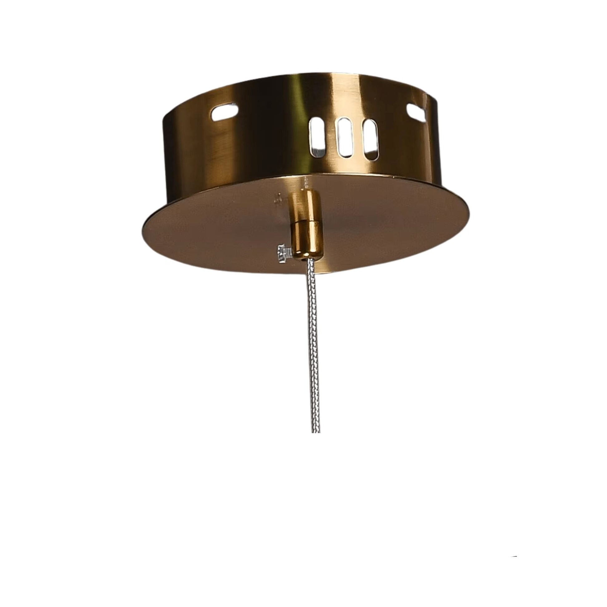 Elegantní závěsná lampa se skleněným stínidlem a motivem víly 8