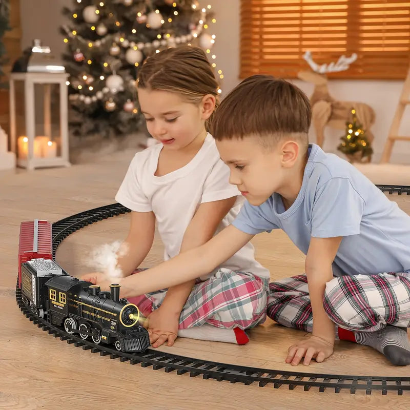 Elektrická vláčkodráha TrackMaster Pro s realistickými zvuky a snadnou montáží 2