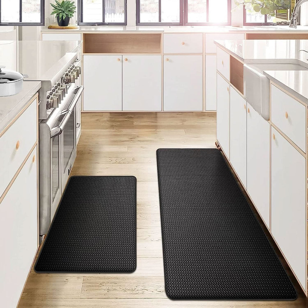 Ergonomická protiskluzová kuchyňská rohož s voděodolnou úpravou v moderním tmavě š 3
