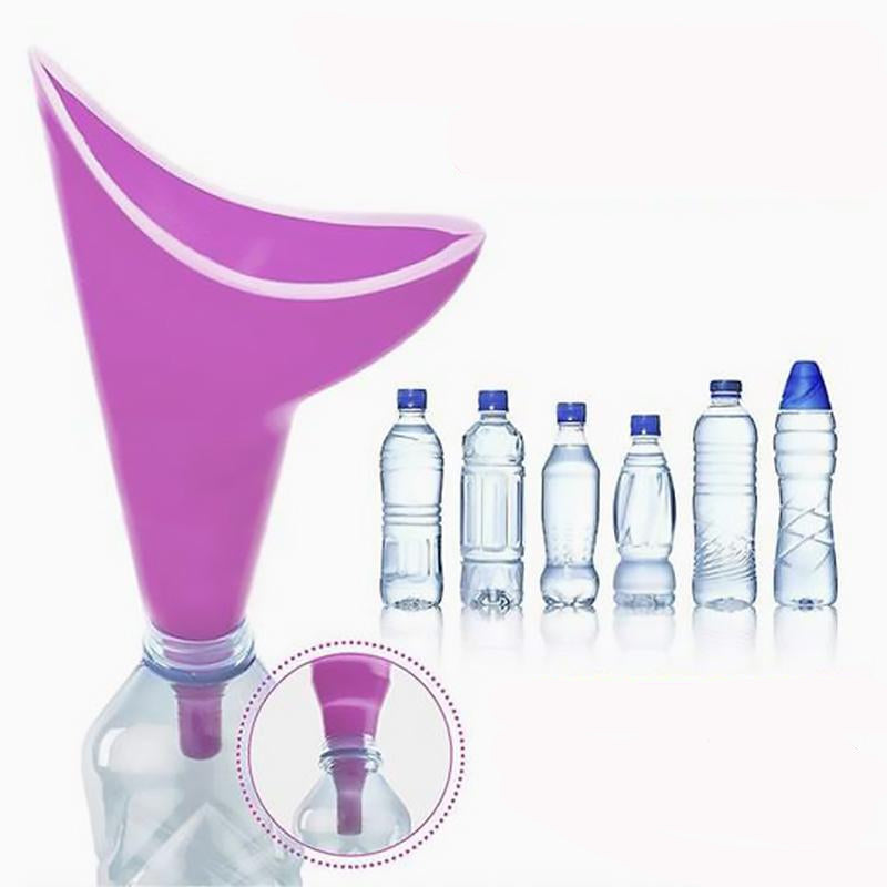 Ergonomická pomůcka pro ženské močení – přenosná a hygienická pro venkovní použití, vyrobená z lékařského silikonu, odolná proti stříkající vodě 0