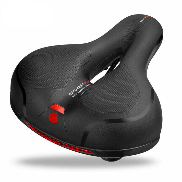 Ergonomické sedlo na kolo s gelovým polstrováním a konstrukcí tlumící nárazy pro pohodlnou jízdu na kole 0