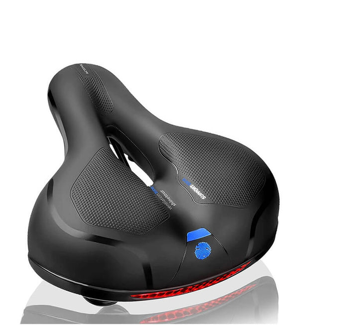Ergonomické sedlo na kolo s gelovým polstrováním a konstrukcí tlumící nárazy pro pohodlnou jízdu na kole 3