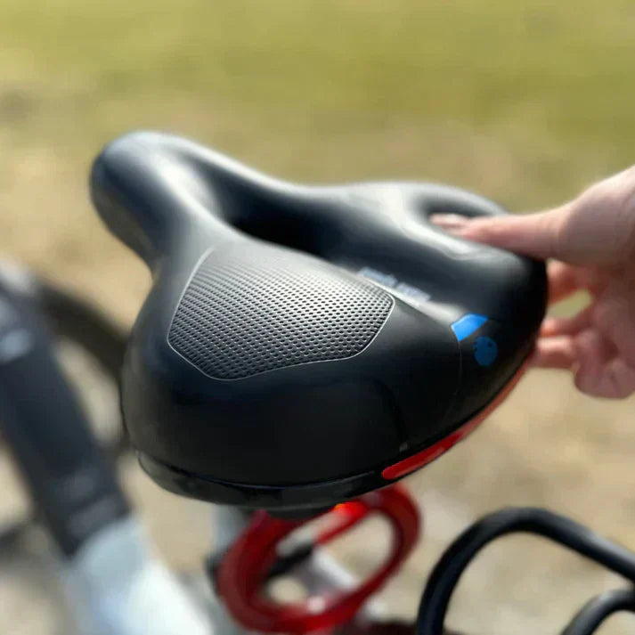 Ergonomické sedlo na kolo s gelovým polstrováním a konstrukcí tlumící nárazy pro pohodlnou jízdu na kole 6