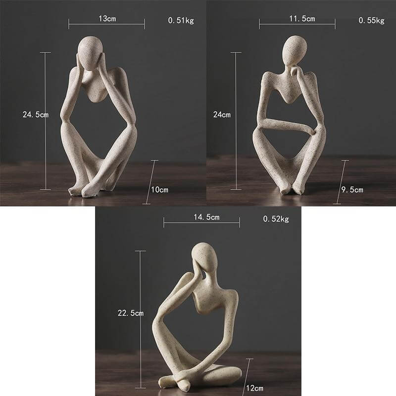 Figurka s filozofickým poselstvím a moderním designem 5