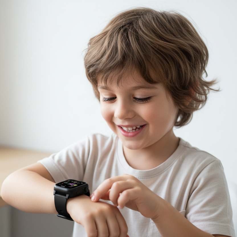 GPS hodinky pro děti s nouzovou SOS funkcí, chytré a pohodlné, ideální pro sledování polohy a zaji 2