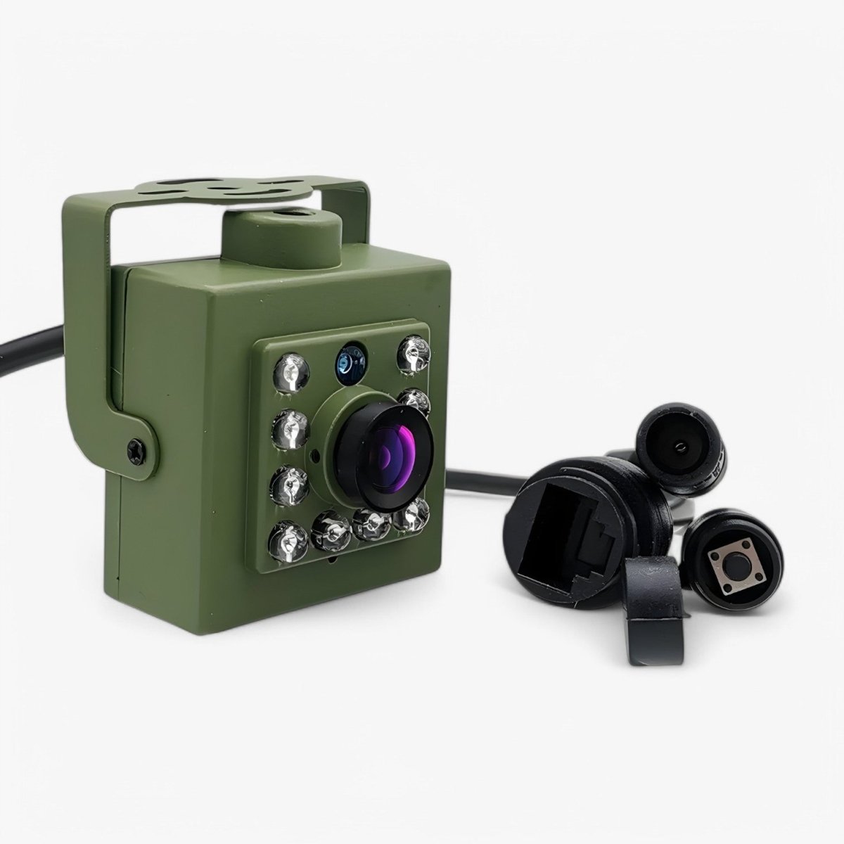 HD kamera na divokou zvěř s nočním viděním a detekcí pohybu, odolná IP66 kovová 0