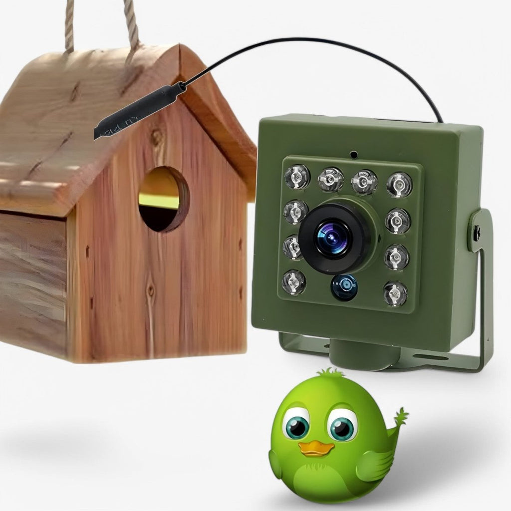 HD kamera na divokou zvěř s nočním viděním a detekcí pohybu, odolná IP66 kovová 1