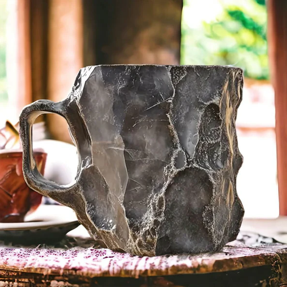 Hrnek na kávu z minerálního křišťálu, elegantní design, 300 ml – jedinečný styl a funkčnost 3