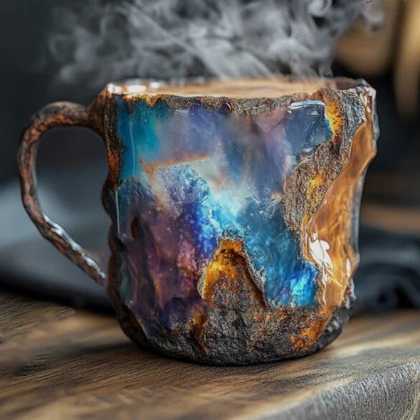 Hrnek na kávu z minerálního křišťálu, elegantní design, 300 ml – jedinečný styl a funkčnost 7