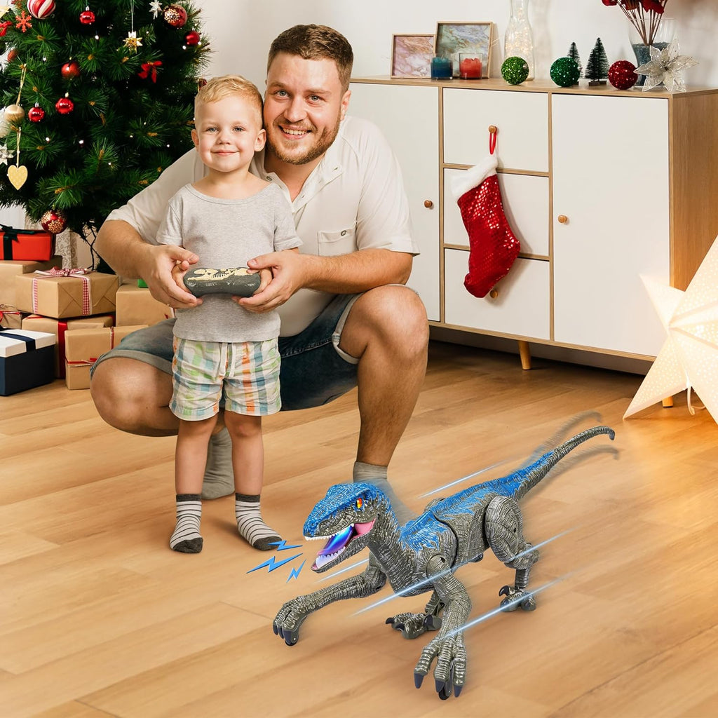 Interaktivní hračka dinosaurus Raptor X s realistickými pohyby a zvuky - na dálkové ovládání pro děti od 4 let 6