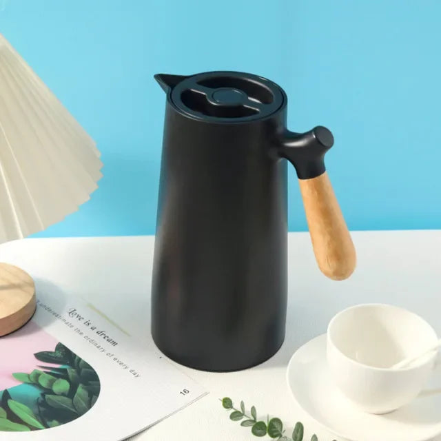 Izolovaná láhev na vodu z nerezové oceli – skandinávský design, vynikající izolace, 24 cm 0