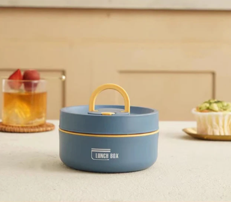 Izolovaný nerezový obědový box s organizérem – 620 ml a 420 ml 0