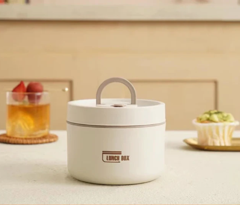 Izolovaný nerezový obědový box s organizérem – 620 ml a 420 ml 6