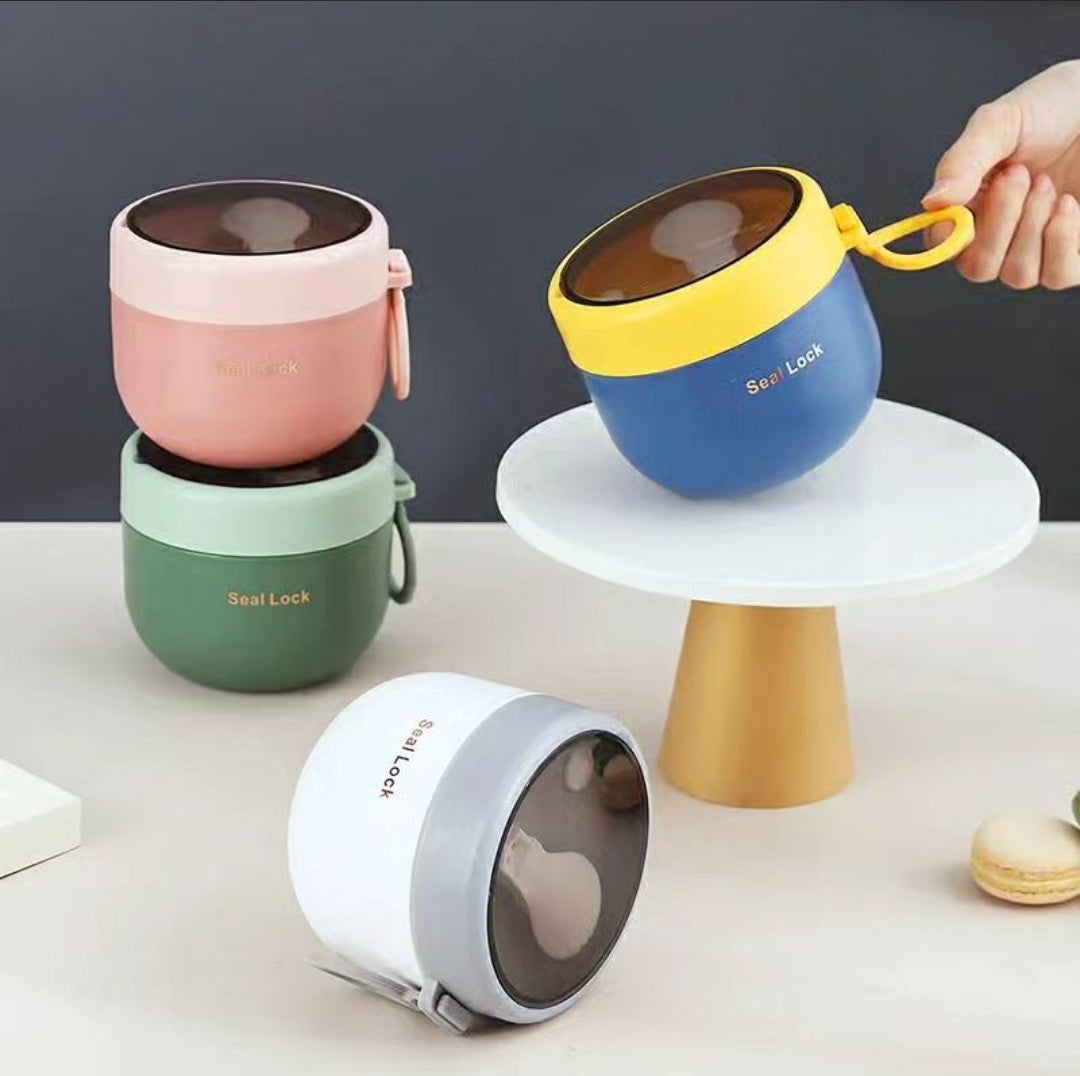 Izolovaný obědový box z nerezové oceli – kompaktní a nepropustný design 0