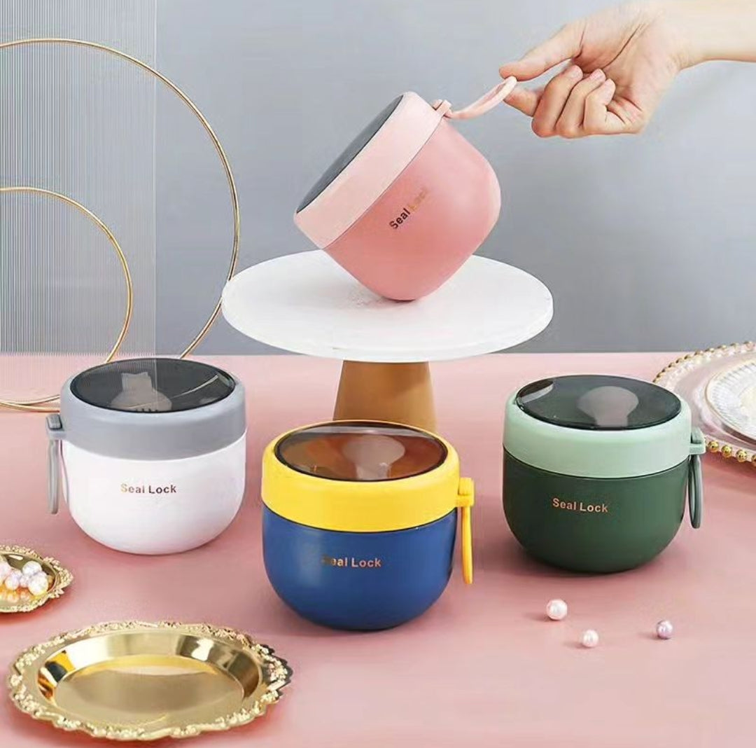 Izolovaný obědový box z nerezové oceli – kompaktní a nepropustný design 5