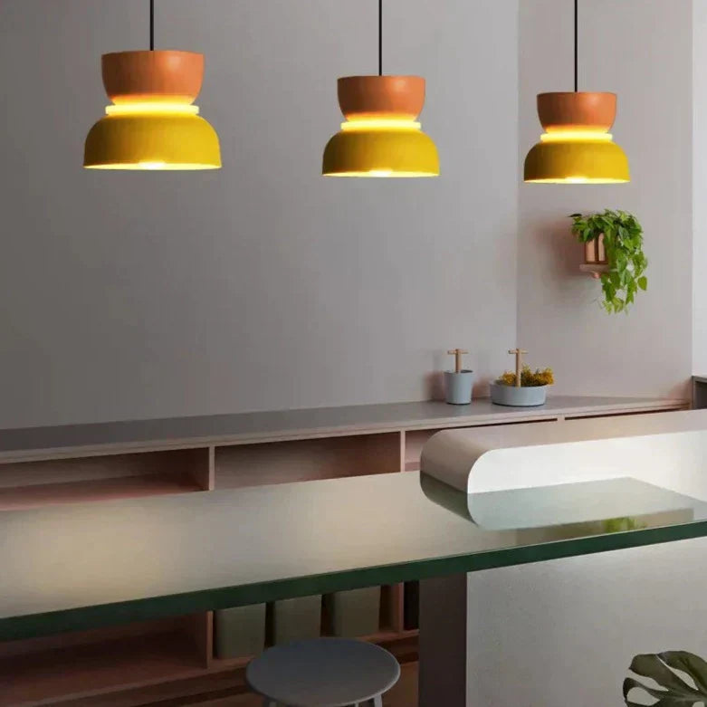 Jemná záře skandinávské závěsné lampy 5