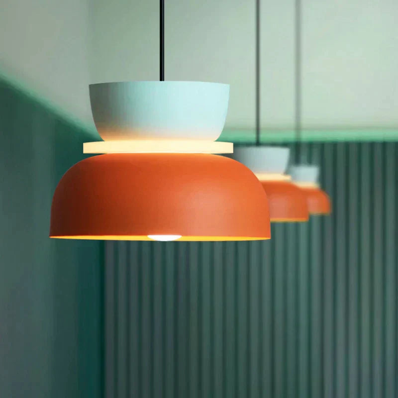 Jemná záře skandinávské závěsné lampy 7