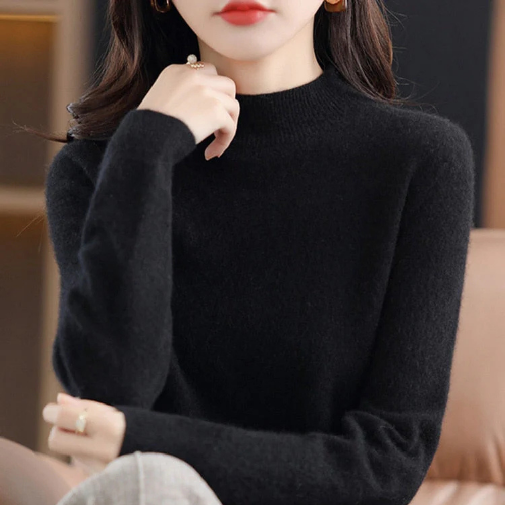 Kašmírový hedvábný svetr – lehký úplet pro všestranné vrstvení 2