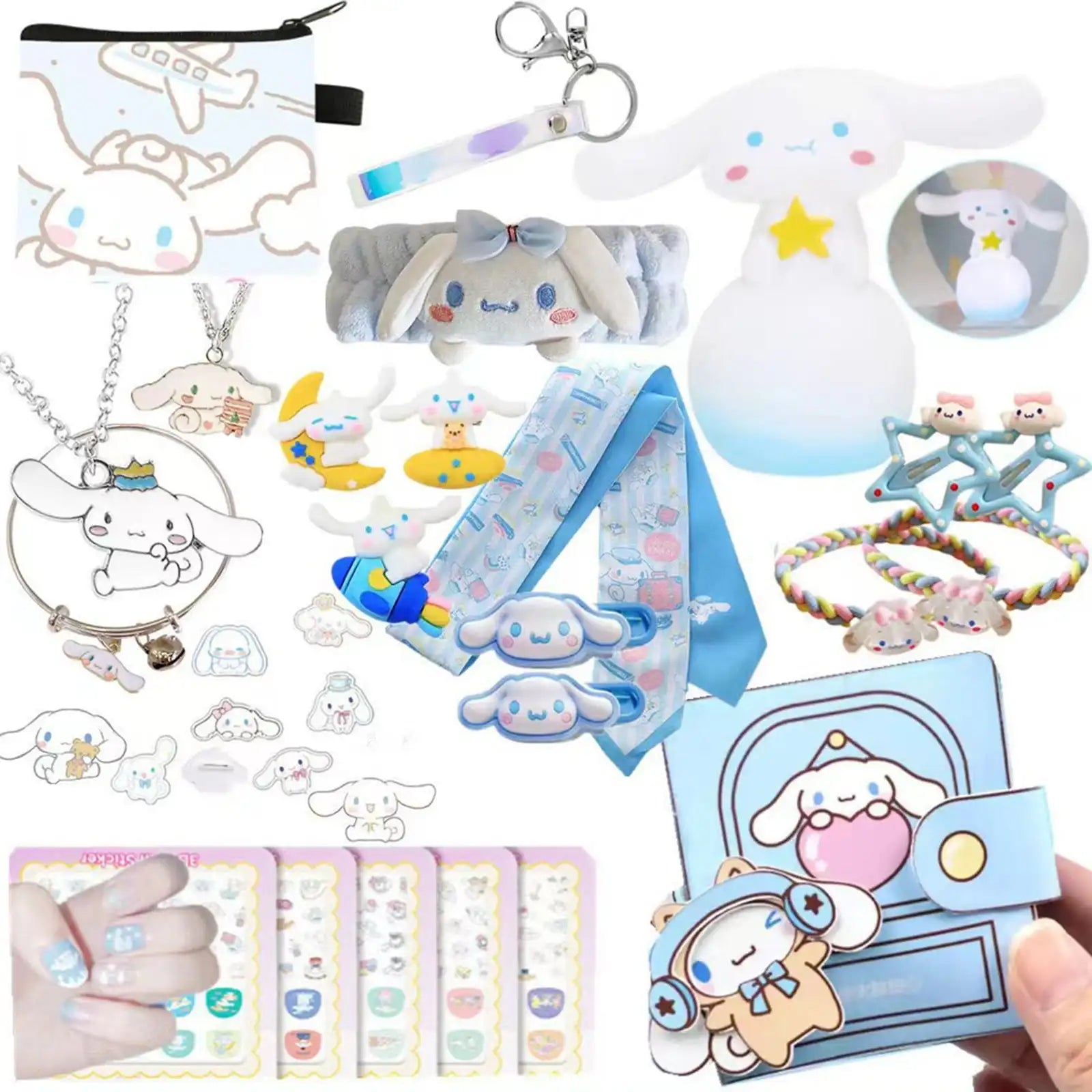 Kawaii adventní kalendář Cinnamoroll s klíčenkami – rozkošné anime figurky pro děti, ideální na svátky 0